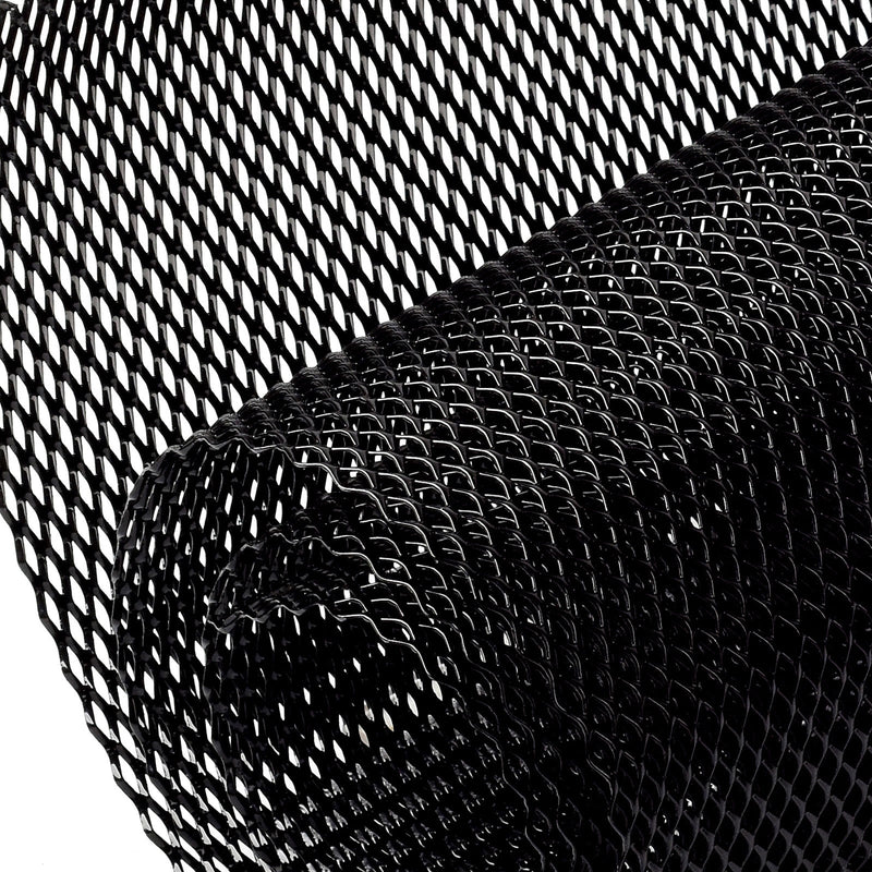 AggAuto Universal 40"x13" Car Grill Mesh-Black