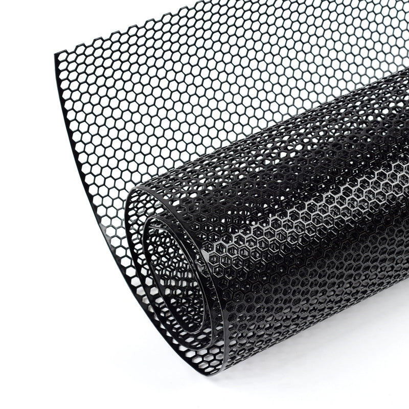 AggAuto Universal 40"x13" Car Grill Mesh-Black