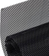 AggAuto Universal 40"x13" Car Grill Mesh-Black