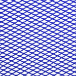 AggAuto Universal 40"x13" Car Grill Mesh-Blue