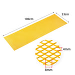 AggAuto Universal 40"x13" Car Grill Mesh-Yellow