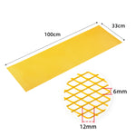 AggAuto Universal 40"x13" Car Grill Mesh-Yellow