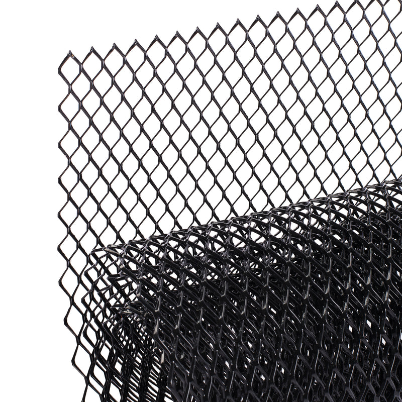  AggAuto Universal 40x13 Car Grill Mesh - 100x33cm Aluminum  Alloy Automotive Grille Insert Bumper 3x6mm Rhombic Hole, One of the Most  Multifunctional Shape Grids Black : Automotive